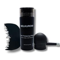 Kit 3 em 1 de Fibras Capilares NELKUROVA 27,5 g Castanho Claro
