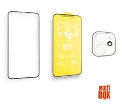 Kit 3 em 1 Película da Câmera + Película 3D de Vidro + Película Cerâmica Fosca Para Iphone 12