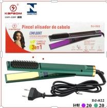 Kit 3 em 1- Prancha Chapinha Profissional Prancha de Cabelo 110/220v Alisa, Hidrata, Modela, Alinha e Anti-Frizz