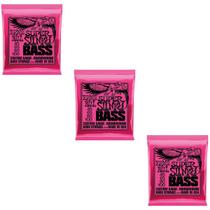 Kit 3 Encordoamento Baixo 045 Ernie Ball Super Slink Níquel Kit 3 Encordoamento Baixo 045 Ernie Ball Super Slink Níquel