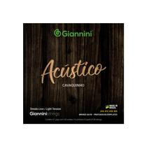 Kit 3 Encordoamento Cavaquinho Leve Giannini Acustico 65/35 Gescla