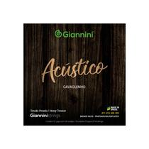 Kit 3 Encordoamento Cavaquinho Pesada Giannini Acústico 65/35 Gescpa