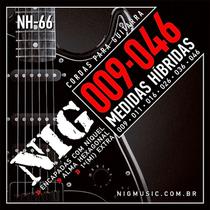 Kit 3 Encordoamento Guitarra 009 / 046 Hibrida NIG Nickel Plated NH66 Kit 3 Encordoamento Guitarra 009 / 046 Hibrida NIG Nickel Plated NH66