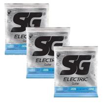 Kit 3 Encordoamento Guitarra 011 / 049 Sg Niquel Kit 3 Encordoamento Guitarra 011 / 049 Sg Niquel