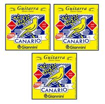 kIt 3 Encordoamento p/ Guitarra (.009 .042)- Canário GESGT9 kIt 3 Encordoamento p/ Guitarra (.009 .042)- Canário GESGT9
