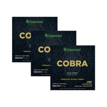 Kit 3 Encordoamento Viola Giannini Cobra GESVL Cobre Prateado Leve Kit 3 Encordoamento Viola Giannini Cobra GESVL Cobre Prateado Leve