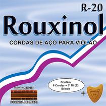 Kit 3 Encordoamento Violão Aço 011 Rouxinol Inox Bolinha R20