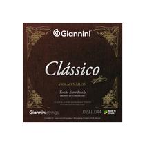 Kit 3 Encordoamento Violão Nylon Giannini Clássico Extra Pesado Genwxpa