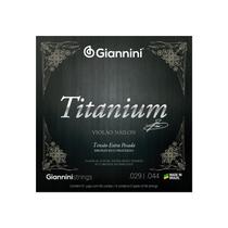 Kit 3 Encordoamento Violão Nylon Giannini Titanium Tensão Extra Alta Genwxta