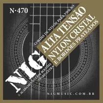 Kit 3 Encordoamento Violão Nylon Nig Alta Tensão N470