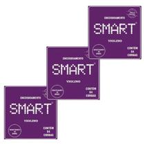 Kit 3 Encordoamento Violino 4 Cordas Smart