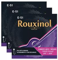 Kit 3 Encordoamentos Cordas Cavaquinho Cavaco Rouxinol E51 Kit 3 Encordoamentos Cordas Cavaquinho Cavaco Rouxinol E51