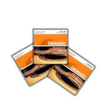 Kit 3 Encordoamentos D'addario Violão 010. Aço Bronze Kit 3 Encordoamentos D'addario Violão 010. Aço Bronze