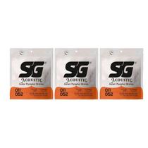 Kit 3 encordoamentos sg violao aço 011 phosphor bronze 6691