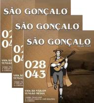 Kit 3 Encordoamentos Violão Nylon Cristal São Gonçalo 11039 Kit 3 Encordoamentos Violão Nylon Cristal São Gonçalo 11039