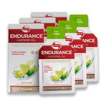 Kit 3 Endurance Caffeine Gel Vitafor Caixa 12 Sachês Limão