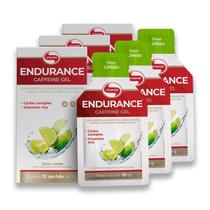 Kit 3 Endurance Caffeine Gel Vitafor Caixa 12 Sachês Limão