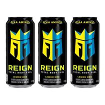 Kit 3 Energético Alta Performance Reign Lemon Hdz 473ml Body Fuel