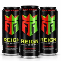 Kit 3 Energético Alta Performance Reign Melon Hdz 473ml