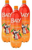 KIT 3 Energético Baly Morango E Pêssego 2l