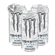 Kit 3 Energético Monster Energy Ultra Zero Sem Açúcar 473ml Kit 3 Energético Monster Energy Ultra Zero Sem Açúcar 473ml