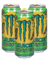 Kit 3 Energético Monster Juicen Energy + Suco Rio Punch 473ml