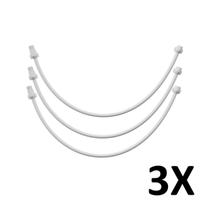 Kit 3 Engate Flexível 1/2 X 100cm Água Fria Pvc Branco Astra Kit 3 Engate Flexível 1/2 X 100cm Água Fria Pvc Branco Astra