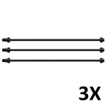 Kit 3 Engate Flexível 1/2 X 50cm Água Fria Pvc Preto Astra Kit 3 Engate Flexível 1/2 X 50cm Água Fria Pvc Preto Astra