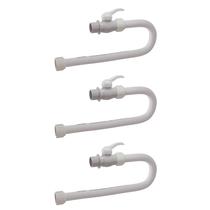 Kit 3 Engate Flexível Registro PVC Branco 1/2'' 40cm Estrela