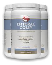 Kit 3 Enteral Completo Vitafor 800g Sabor Baunilha