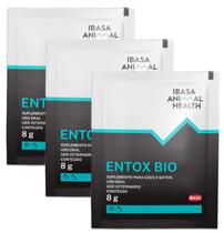 Kit 3 Entox Bio Ibasa Suplemento para Cães e Gatos - 8g Kit 3 Entox Bio Ibasa Suplemento para Cães e Gatos - 8g