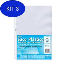 Kit 3 Envelope Saco Plástico A4 1360 50 Unid Chies