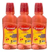 Kit 3 Enxaguante Bucal Carmed Cereja Hálito Refrescante Kit 3 Enxaguante Bucal Carmed Cereja Hálito Refrescante