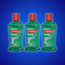 Kit 3 Enxaguante Bucal Plax Fresh Mint 60ml Colgate