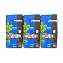 Kit 3 Erva Mate Argentina Rosamonte Despalada 500g Kit 3 Erva Mate Argentina Rosamonte Despalada 500g