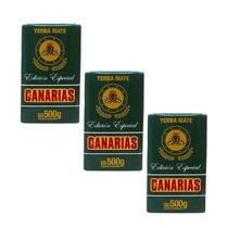 Kit 3 Erva Mate Canárias Edição Especial 500g Kit 3 Erva Mate Canárias Edição Especial 500g