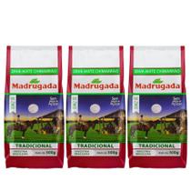 Kit 3 Erva-mate Chimarrão Madrugada Tradicional 500g Sem Glúten