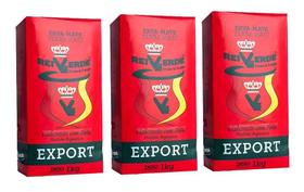 Kit 3 Erva Mate Export Elaborada com Palito Rei Verde 1kg