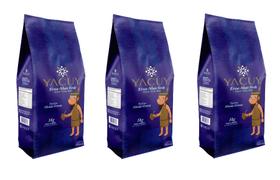Kit 3 Erva Mate Nativa Moída Grossa Yacuy 1kg