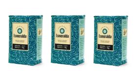 Kit 3 Erva Mate Padrão Uruguaio Esmeralda 1Kg