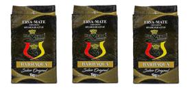 Kit 3 Erva Mate Rei Verde Defumada Barbaquá à Vácuo 1Kg Kit 3 Erva Mate Rei Verde Defumada Barbaquá à Vácuo 1Kg