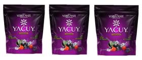 Kit 3 Erva Mate Tererê Açaí e Guaraná Yacuy 500g