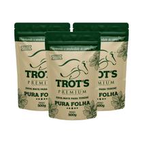 Kit 3 Erva Mate Tereré Premium Trots 500g Sabor Pura Folha Kit 3 Erva Mate Tereré Premium Trots 500g Sabor Pura Folha