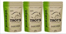 Kit 3 erva mate terere premium trots sabor hortekã - kit trots