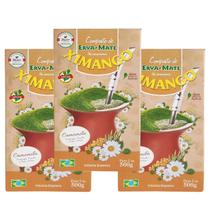 Kit 3 Erva Mate Ximango - Composto Camomila à Vácuo 500g