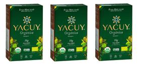 Kit 3 Erva Mate Yacuy Orgânica à Vacuo 1kg