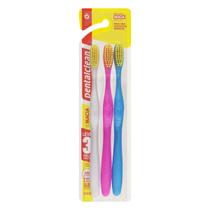 Kit 3 Escova Dental Adulto Macia Basic Color Dentalclean Kit 3 Escova Dental Adulto Macia Basic Color Dentalclean
