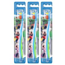 Kit 3 Escova Dental Infantil Oral-b Stages Mickey Kit 3 Escova Dental Infantil Oral-b Stages Mickey