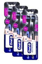 kit 3 Escova Dental Sensitive Oral-b Indicator Black 2 Unidades