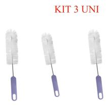 KIT 3 Escova P/ Lavar Garrafas Cerveja Mamadeira Nylon 38 Cm KIT 3 Escova P/ Lavar Garrafas Cerveja Mamadeira Nylon 38 Cm